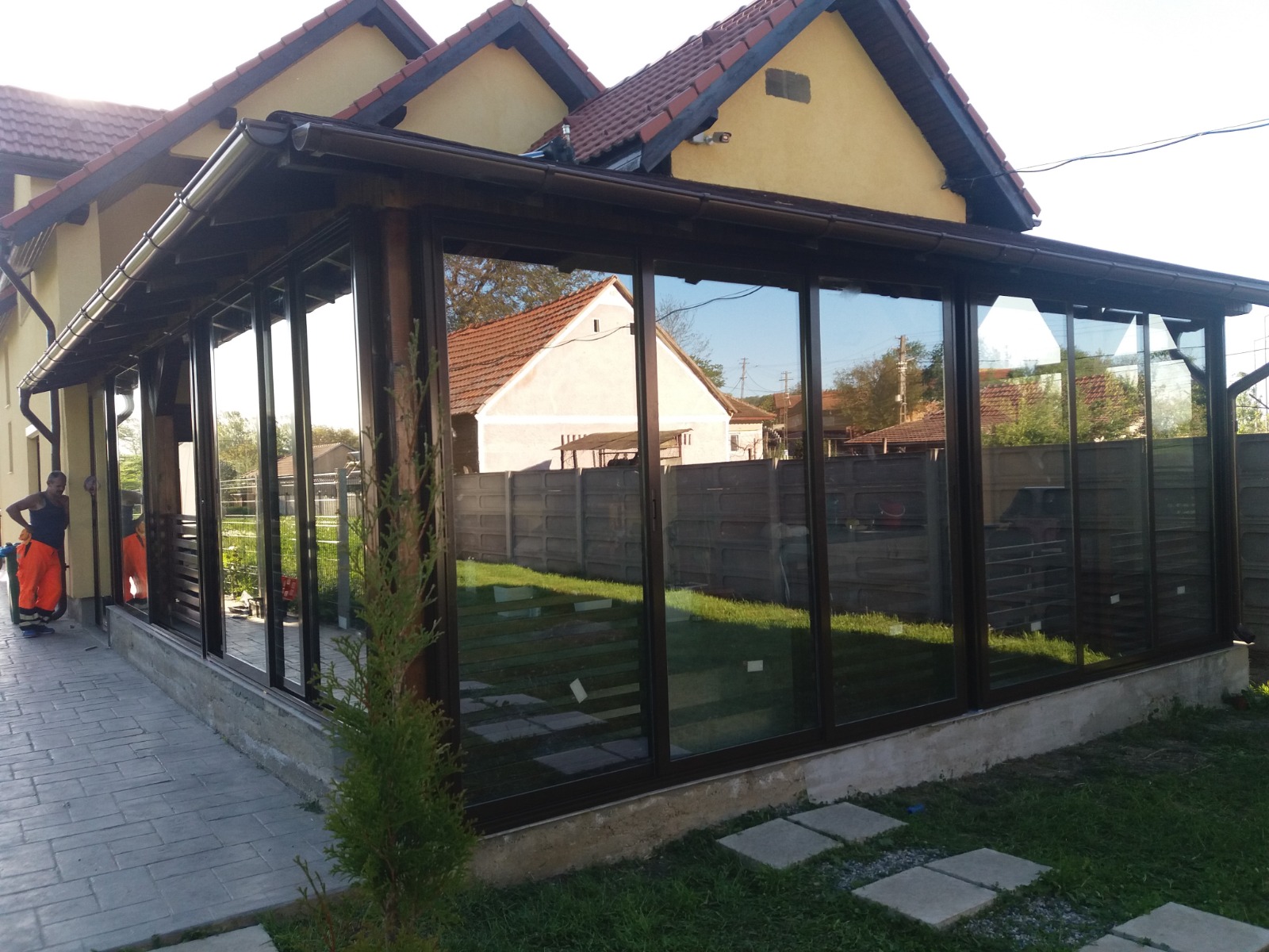 Inchideri Terase: Aluminiu Culisante pe 3 cai