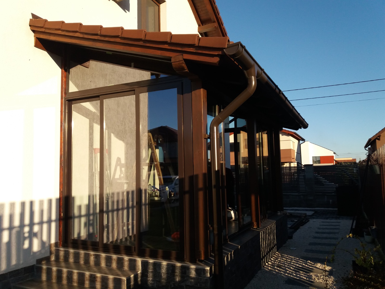 Inchideri Terase: Aluminiu Culisante pe 3 cai